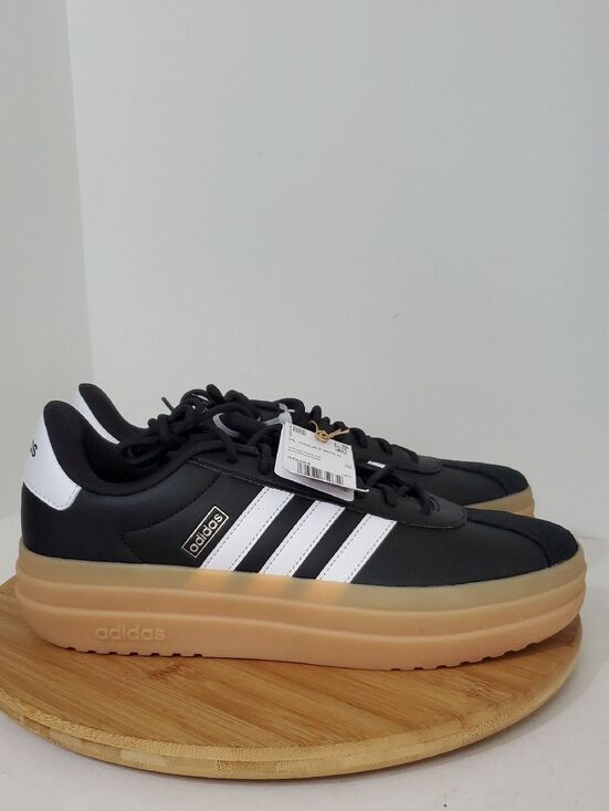 adidas Shoes - adidas VL Court Bold Platform Sneakers Black White Women's Size 11 NWT